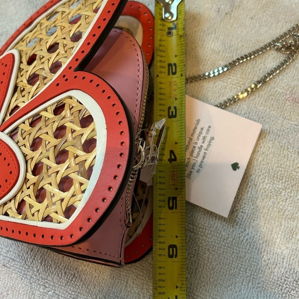 Kate spade wing it coin purse with gold chain - Picture 6 of 9